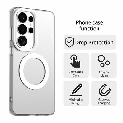 For Samsung Galaxy S26 Ultra Magnetic Case Anti Drop Hybrid Phone Back Cover