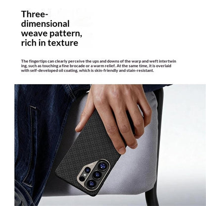 BENKS C1 For Samsung Galaxy S26 Ultra Magnetic Case Kevlar Aramid Fiber Diamond Texture Woven Phone Cover