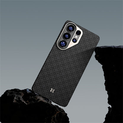BENKS C1 For Samsung Galaxy S26 Ultra Magnetic Case Kevlar Aramid Fiber Diamond Texture Woven Phone Cover