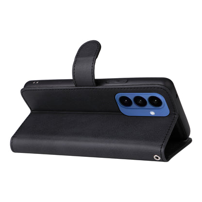 For Samsung Galaxy S26+ Case 2 in 1 Detachable Magnetic Leather Wallet Mobile Cover with Strap