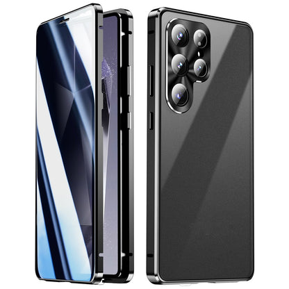 For Samsung Galaxy S26 Ultra Case Anti-Spy Tempered Glass Film Magnetic Frame Phone Cover