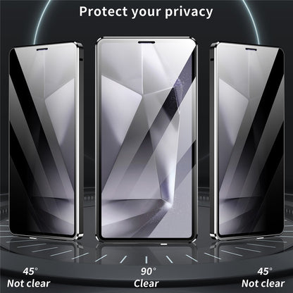 For Samsung Galaxy S26 Ultra Case Anti-Spy Tempered Glass Film Magnetic Frame Phone Cover