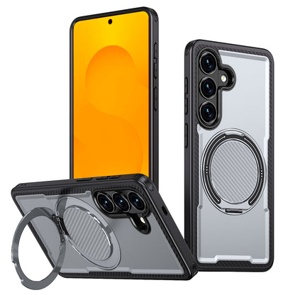 For Samsung Galaxy S26+ Magnetic Case TPU + PC Kickstand Phone Cover