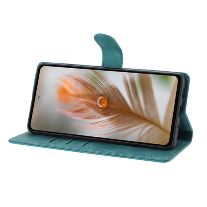 For Samsung Galaxy S25 Ultra Case Garden Imprinted PU Leather Wallet Phone Cover with Wrist Strap