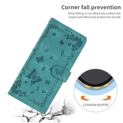 For Samsung Galaxy S25 Ultra Case Garden Imprinted PU Leather Wallet Phone Cover with Wrist Strap