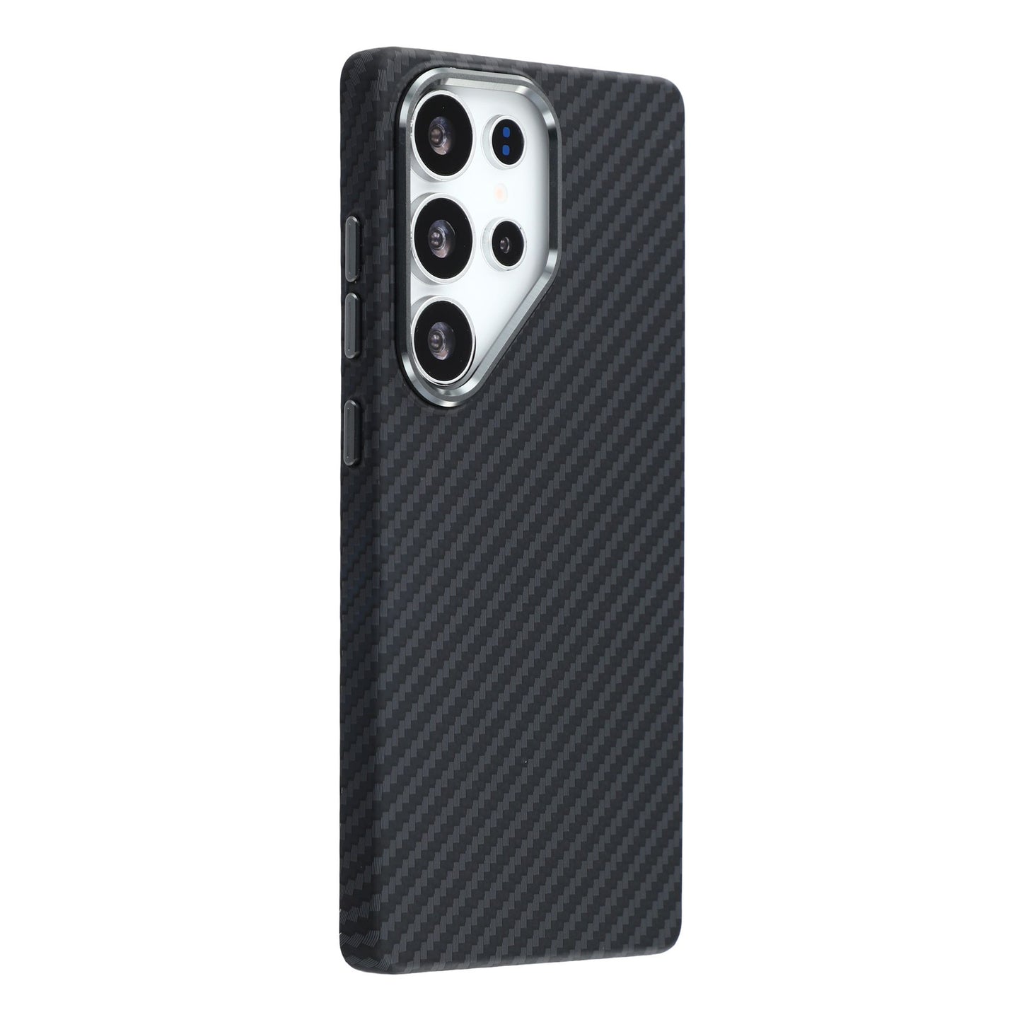 For Samsung Galaxy S26 Ultra Magnetic Case Water Transfer Printing Metal Frame PC Phone Back Cover