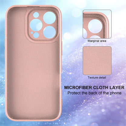 For iPhone 16 Pro Max Magnetic Case Glitter TPU Shockproof Phone Cover with Lanyard Compatible with MagSafe