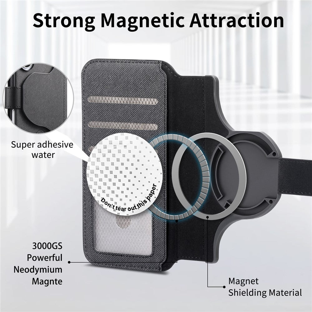 Magnetic Case For iPhone 17e  /  16e RFID Blocking   Detachable Wallet Stand Cloth Texture Leather Phone Cover
