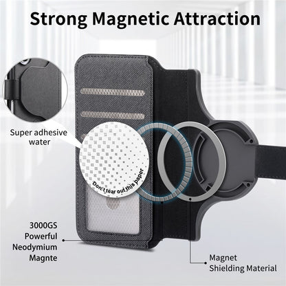 Magnetic Case For iPhone 17e  /  16e RFID Blocking   Detachable Wallet Stand Cloth Texture Leather Phone Cover