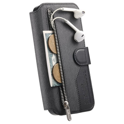 Magnetic Case For iPhone 17e  /  16e RFID Blocking   Detachable Wallet Stand Cloth Texture Leather Phone Cover
