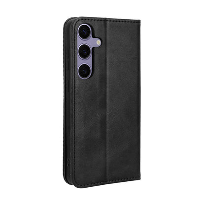 For Samsung Galaxy S26+ Leather Case Wallet Stand Retro Texture Phone Cover