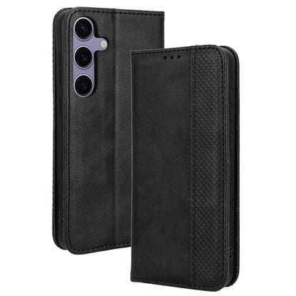For Samsung Galaxy S26+ Leather Case Wallet Stand Retro Texture Phone Cover
