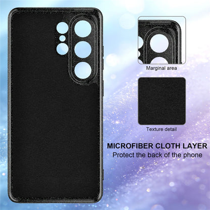 For Samsung Galaxy S26 Ultra Magnetic Case Glitter TPU Shockproof Phone Cover with Lanyard