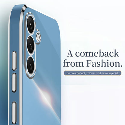 XINLI For Samsung Galaxy S26+ Phone Case Ring Kickstand Electroplating TPU Sweatproof Protection Phone Cover