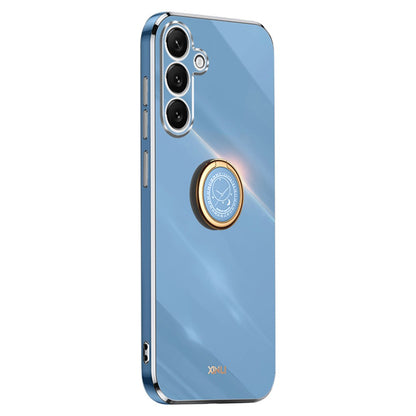 XINLI For Samsung Galaxy S26+ Phone Case Ring Kickstand Electroplating TPU Sweatproof Protection Phone Cover