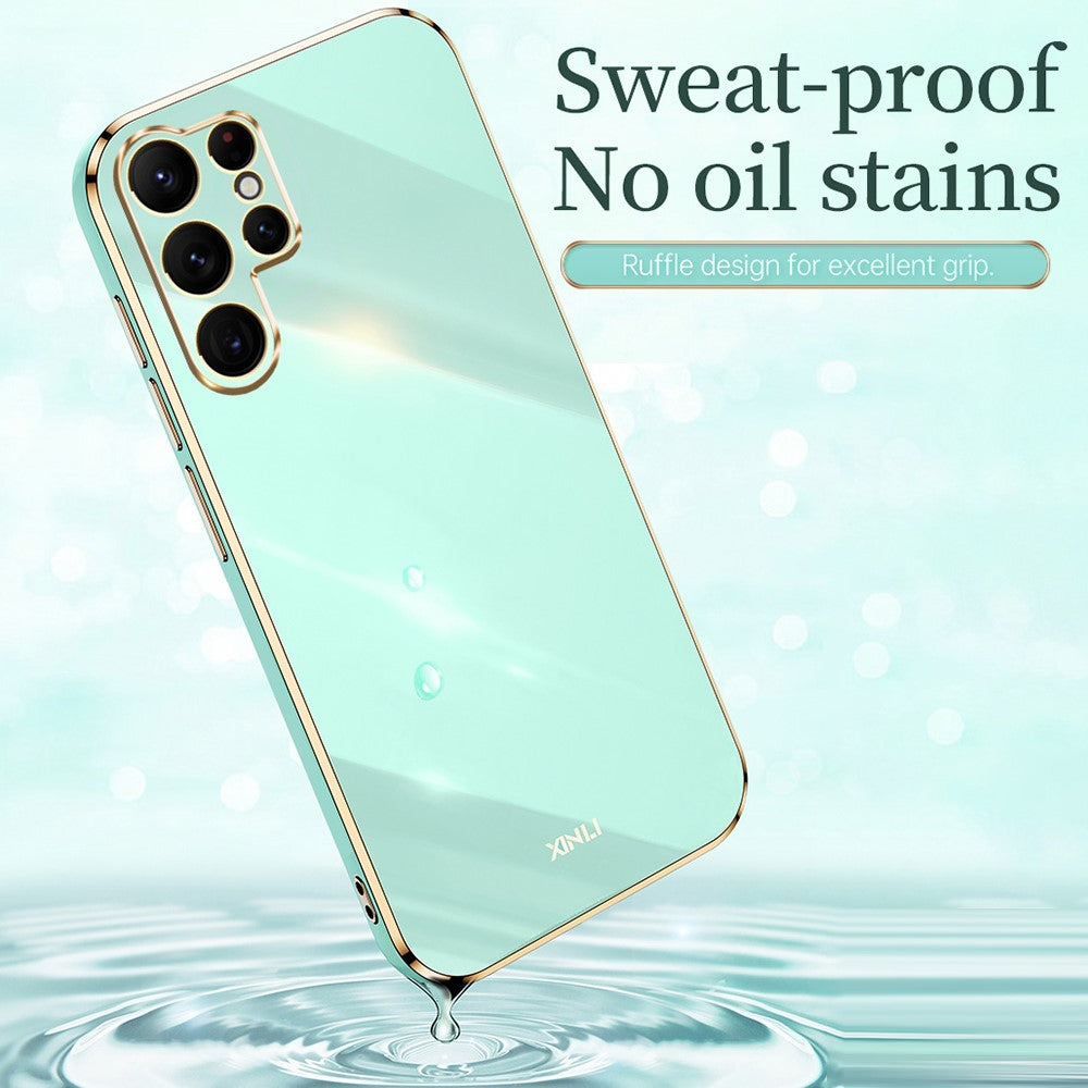XINLI For Samsung Galaxy S26 Ultra Phone Case Electroplating TPU Sweatproof Protection Phone Cover