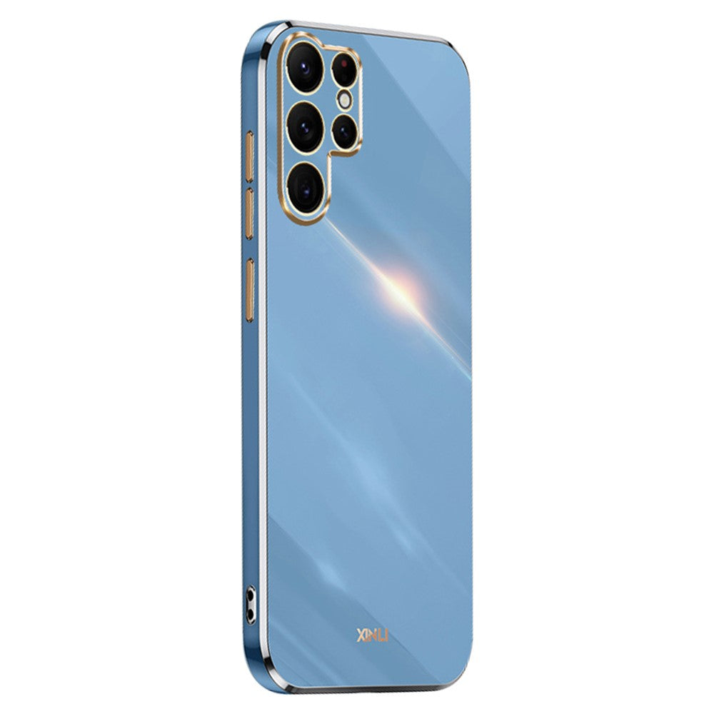 XINLI For Samsung Galaxy S26 Ultra Phone Case Electroplating TPU Sweatproof Protection Phone Cover