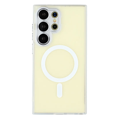 For Samsung Galaxy S26 Ultra Magnetic Case PC + TPU Matte Phone Cover with Glass Lens Film