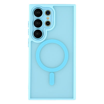 For Samsung Galaxy S26 Ultra Magnetic Case PC + TPU Matte Phone Cover with Glass Lens Film