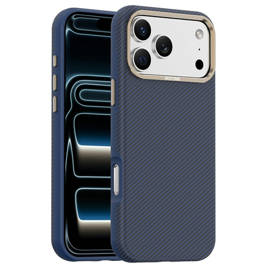 For iPhone 17 Pro Max Case Compatible with MagSafe Carbon Fiber Texture Shockproof Leather TPU PC Protective Cover