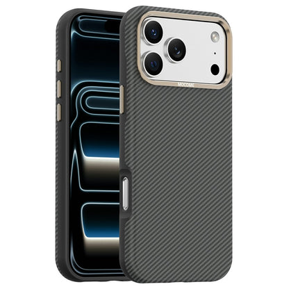 For iPhone 17 Pro Max Case Compatible with MagSafe Carbon Fiber Texture Shockproof Leather TPU PC Protective Cover
