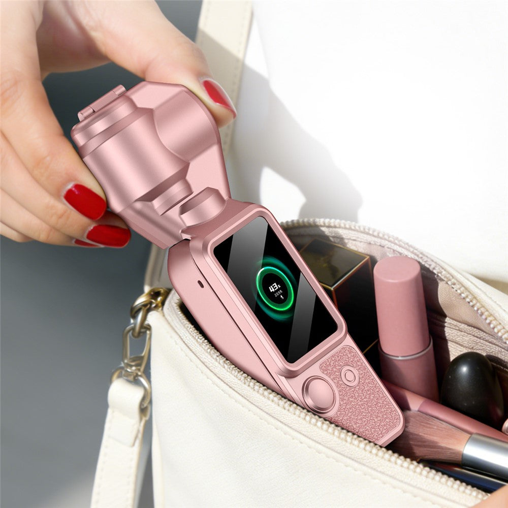 GKK For DJI Osmo Pocket 3 Camera Case Full Coverage Protective Cover with Handle Guard + Gimbal Protector + Lanyard