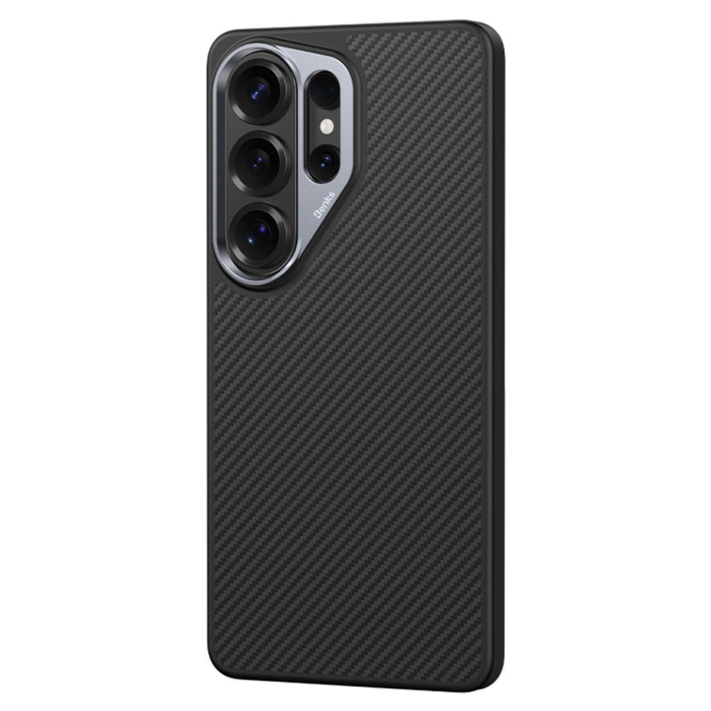 BENKS Y2 for Samsung Galaxy S26 Ultra Magnetic Case 600D Kevlar Aramid Fiber PC + TPU Phone Cover
