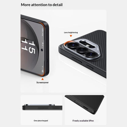 BENKS Y2 for Samsung Galaxy S26 Ultra Magnetic Case 600D Kevlar Aramid Fiber PC + TPU Phone Cover