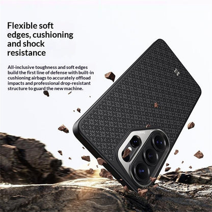 BENKS Y2 for Samsung Galaxy S26 Ultra Magnetic Case Woven Texture Kevlar Aramid Fiber TPU Phone Cover