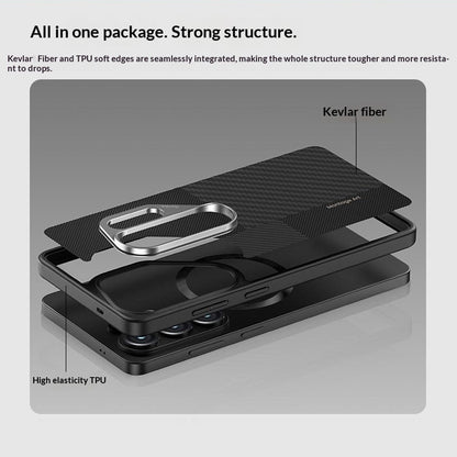 BENKS Y3 For Samsung Galaxy S26 Ultra Magnetic Case Kevlar Aramid Fiber TPU Anti-drop Phone Cover