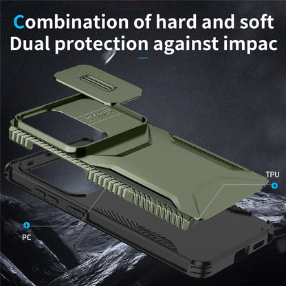 For Samsung Galaxy S26 Ultra Case Camshield TPU + PC Phone Cover Non-Slip Side Edge
