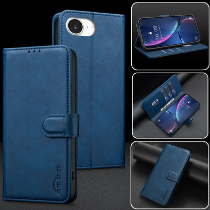 BINFEN COLOR For iPhone 17e / 16e  BF37 Case RFID Blocking Wallet Stand Leather Phone Cover