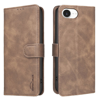 BINFEN COLOR For iPhone 17e / 16e  BF37 Case RFID Blocking Wallet Stand Leather Phone Cover