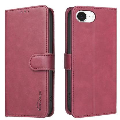 BINFEN COLOR For iPhone 17e / 16e  BF37 Case RFID Blocking Wallet Stand Leather Phone Cover