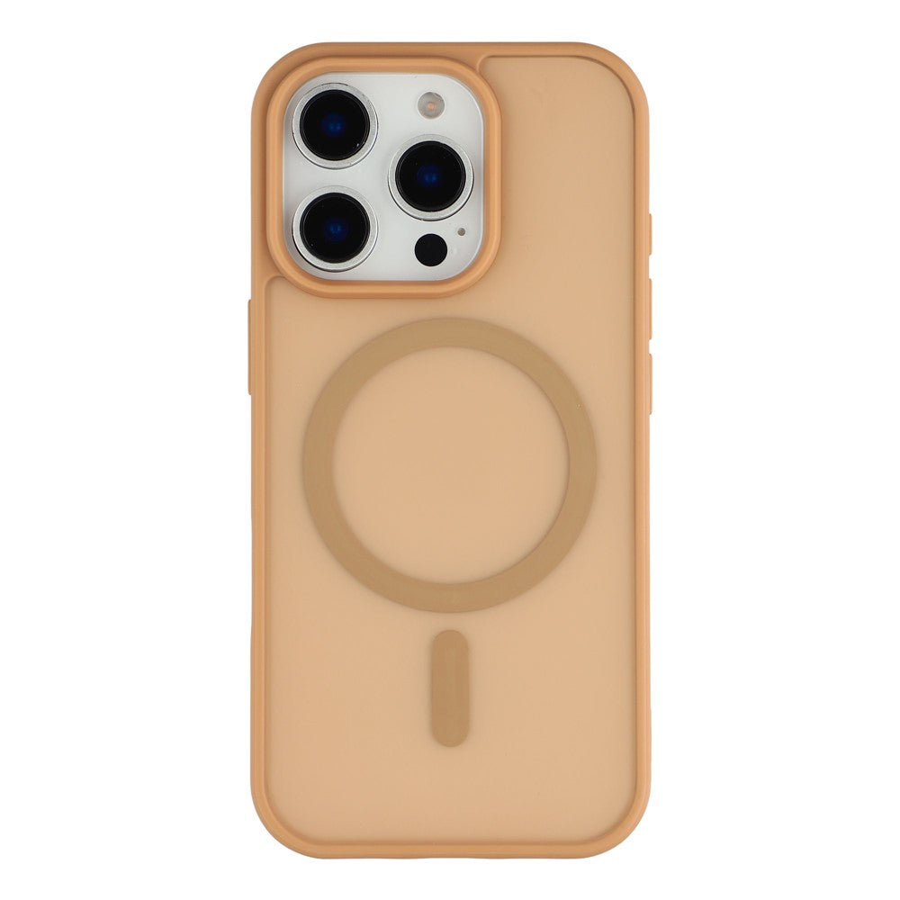 For iPhone 16 Pro Max Magnetic Case 1.5mm Skin-feel PC TPU Shockproof Mobile Back Cover (Compatible with MagSafe)