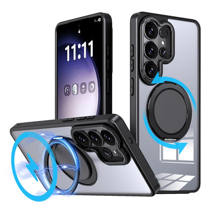 For Samsung Galaxy S26 Ultra Magnetic Case Hidden Gear Ring Kickstand Phone Cover