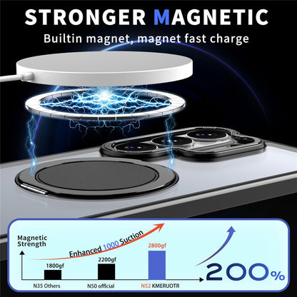 For Samsung Galaxy S26 Ultra Magnetic Case Hidden Gear Ring Kickstand Phone Cover