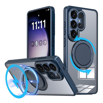 For Samsung Galaxy S26 Ultra Magnetic Case Hidden Gear Ring Kickstand Phone Cover