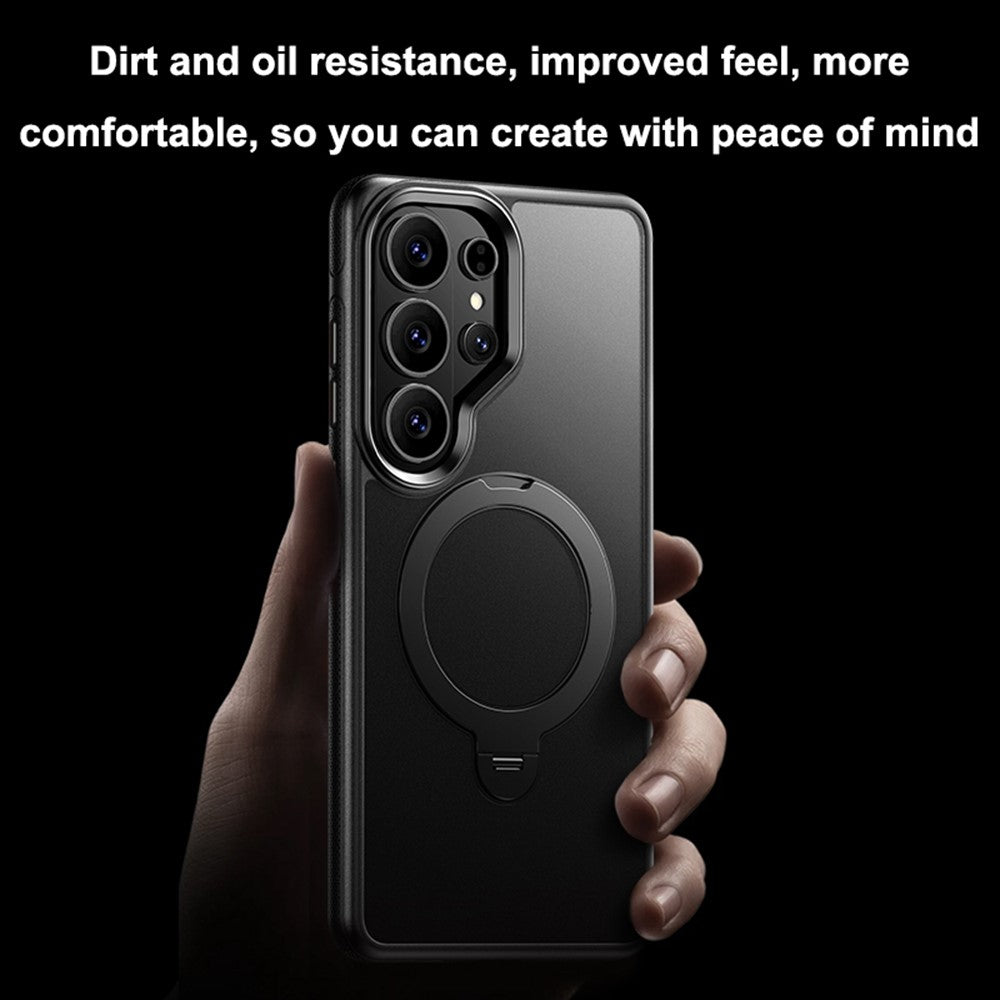For Samsung Galaxy S26 Ultra Magnetic Case Drop Proof TPU PC Kickstand Phone Cover