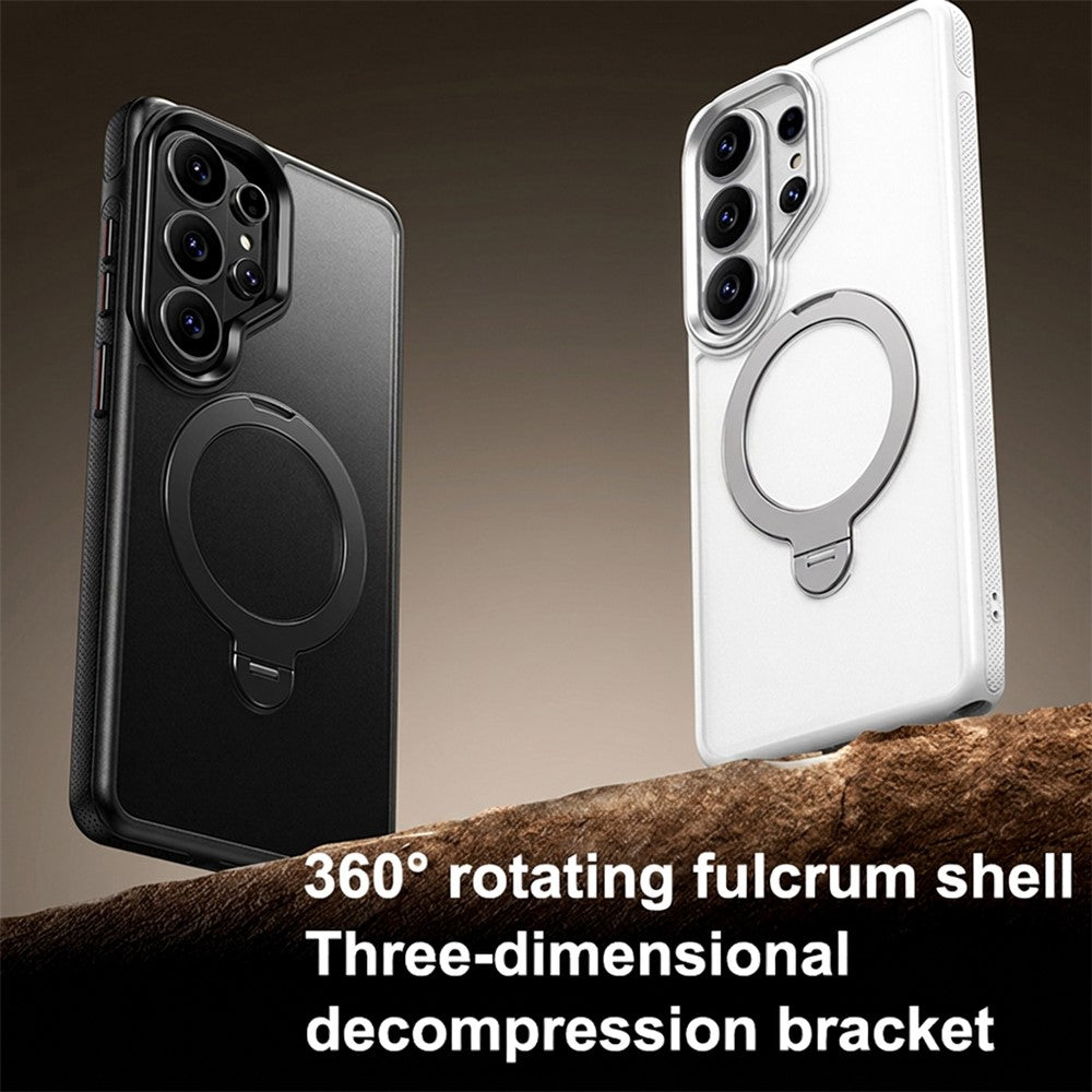 For Samsung Galaxy S26 Ultra Magnetic Case Drop Proof TPU PC Kickstand Phone Cover