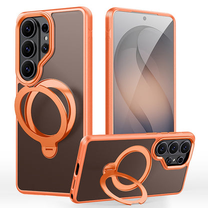For Samsung Galaxy S26 Ultra Magnetic Case Drop Proof TPU PC Kickstand Phone Cover