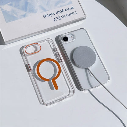 For iPhone 17e / 16e Case Compatible with MagSafe Protective TPU + PC Phone Cover