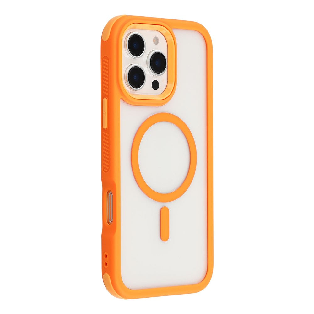 For iPhone 16 Pro Max Magnetic Case TPU Clear Acrylic Detachable 2 in 1 Protective Phone Cover