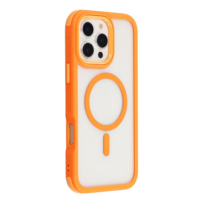 For iPhone 16 Pro Max Magnetic Case TPU Clear Acrylic Detachable 2 in 1 Protective Phone Cover