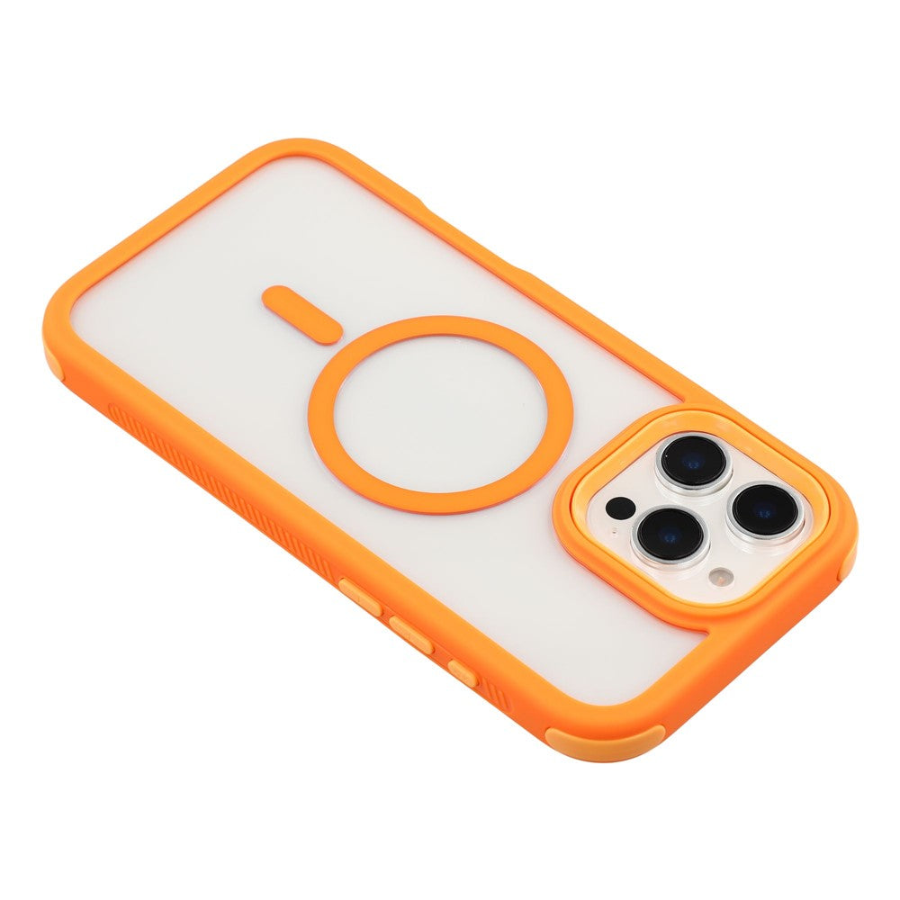 For iPhone 16 Pro Max Magnetic Case TPU Clear Acrylic Detachable 2 in 1 Protective Phone Cover