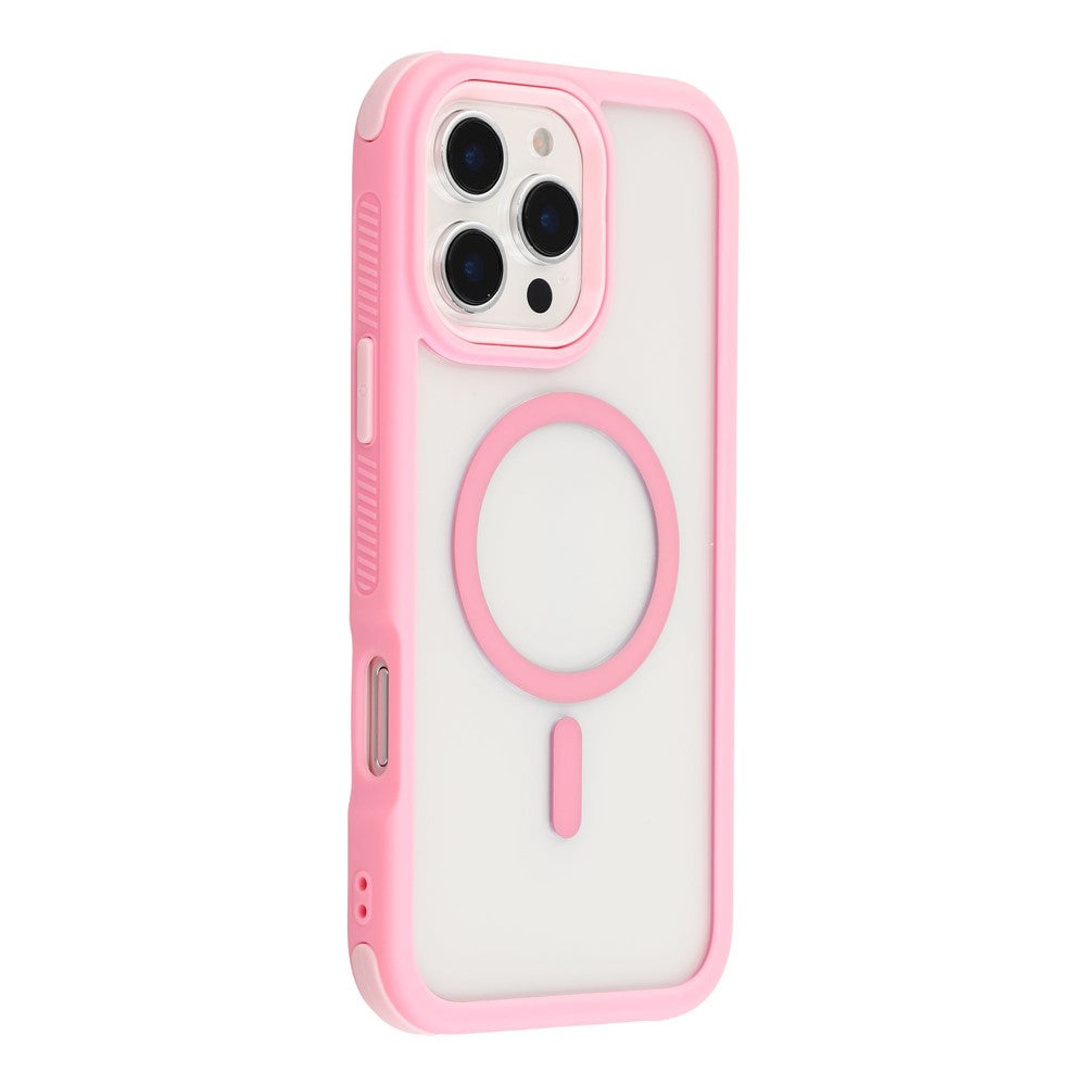 For iPhone 16 Pro Max Magnetic Case TPU Clear Acrylic Detachable 2 in 1 Protective Phone Cover