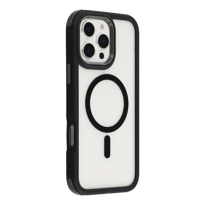 For iPhone 16 Pro Max Magnetic Case TPU Clear Acrylic Detachable 2 in 1 Protective Phone Cover