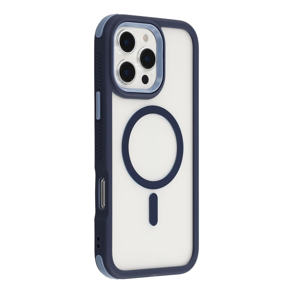 For iPhone 16 Pro Max Magnetic Case TPU Clear Acrylic Detachable 2 in 1 Protective Phone Cover