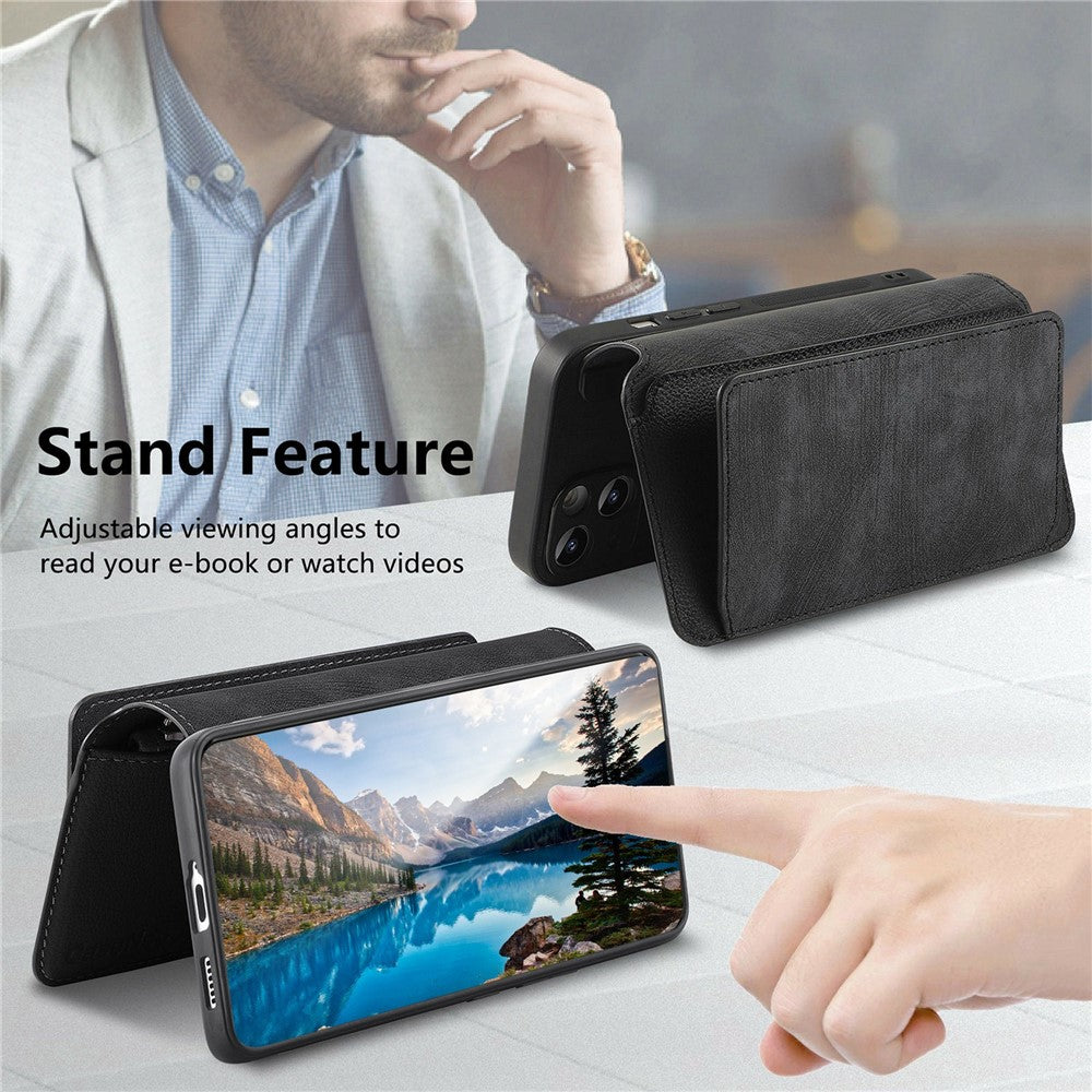 CASENEO MW-02 For Samsung Galaxy S26+ Case Detachable Magnetic Leather Flip Cover