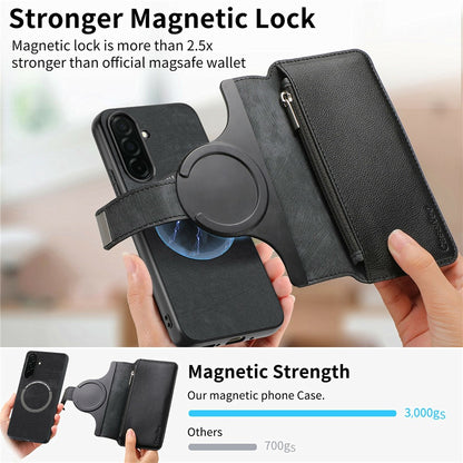 CASENEO MW-02 For Samsung Galaxy S26+ Case Detachable Magnetic Leather Flip Cover